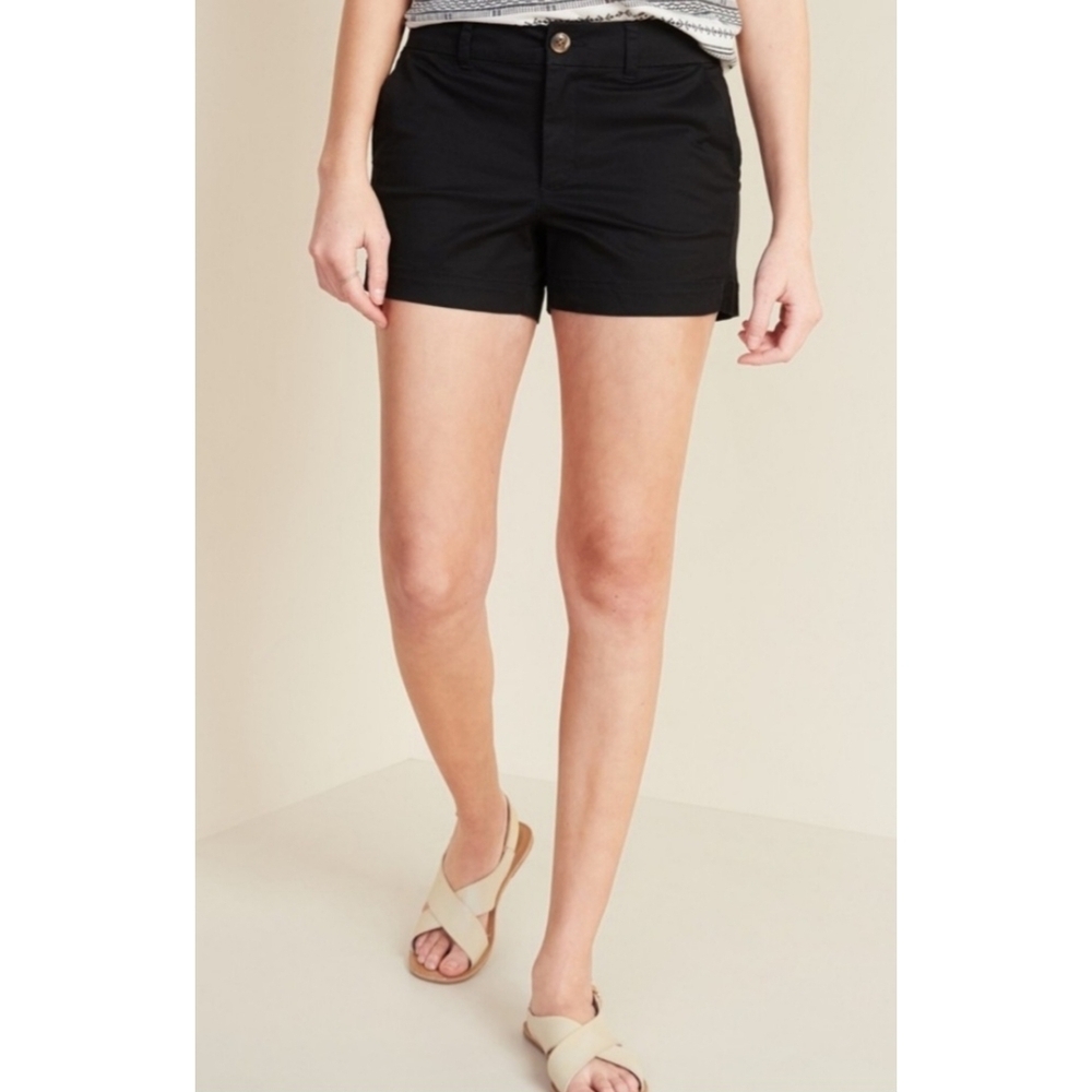 Old Navy Black Everyday High Rise Shorts